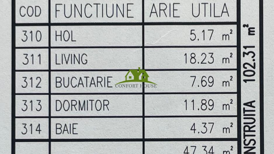 Apartament 2 camere, bloc nou, P+3, Ap.13 Et.3, Bl.7 - CP2463084 - Poză 7