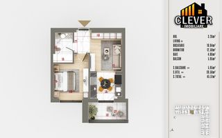 Ideal Investitie-Apartament Premium 2 Camere-Theodor Pallady - Poză 1