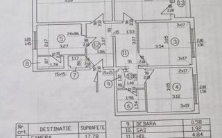 4 camere Berceni-Centrala Proprie - Schiță 22