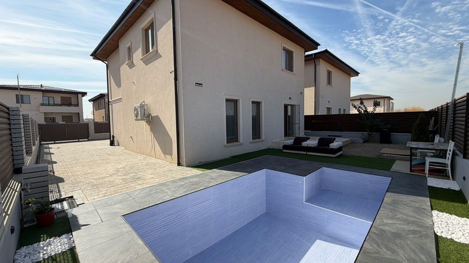 CASA INDIVIDUALA - TEREN 370 MP, PISCINA, SEMI-MOBILAT, COMISION  0% - Poză 1
