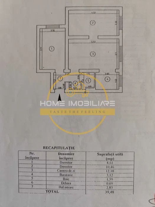 Zona Tatarasi/ Apartament 3 camere/ Fara Risc Seismic - Poză 8