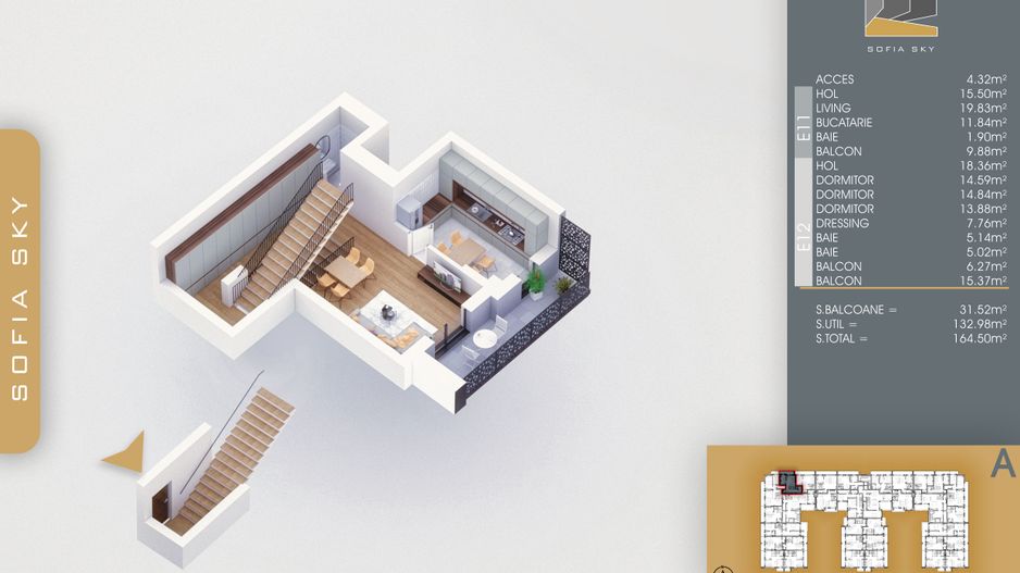 4 camere duplex finalizare rapida 7 minute Metrou N Teclu - Schiță 8