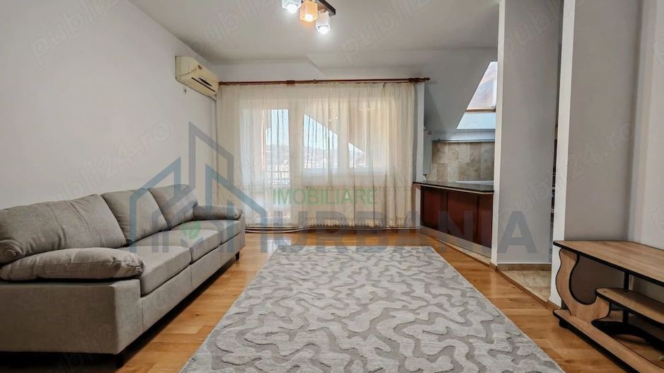 Apartament 3 camere cu mansardă, Piața Păcurari, Iași - 100 mp, mobilat - Poză 1