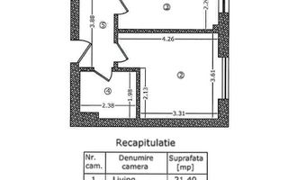 APARTAMENT 2 CAMERE | AQUA CITY | MOBILAT+UTILAT - Schiță 14
