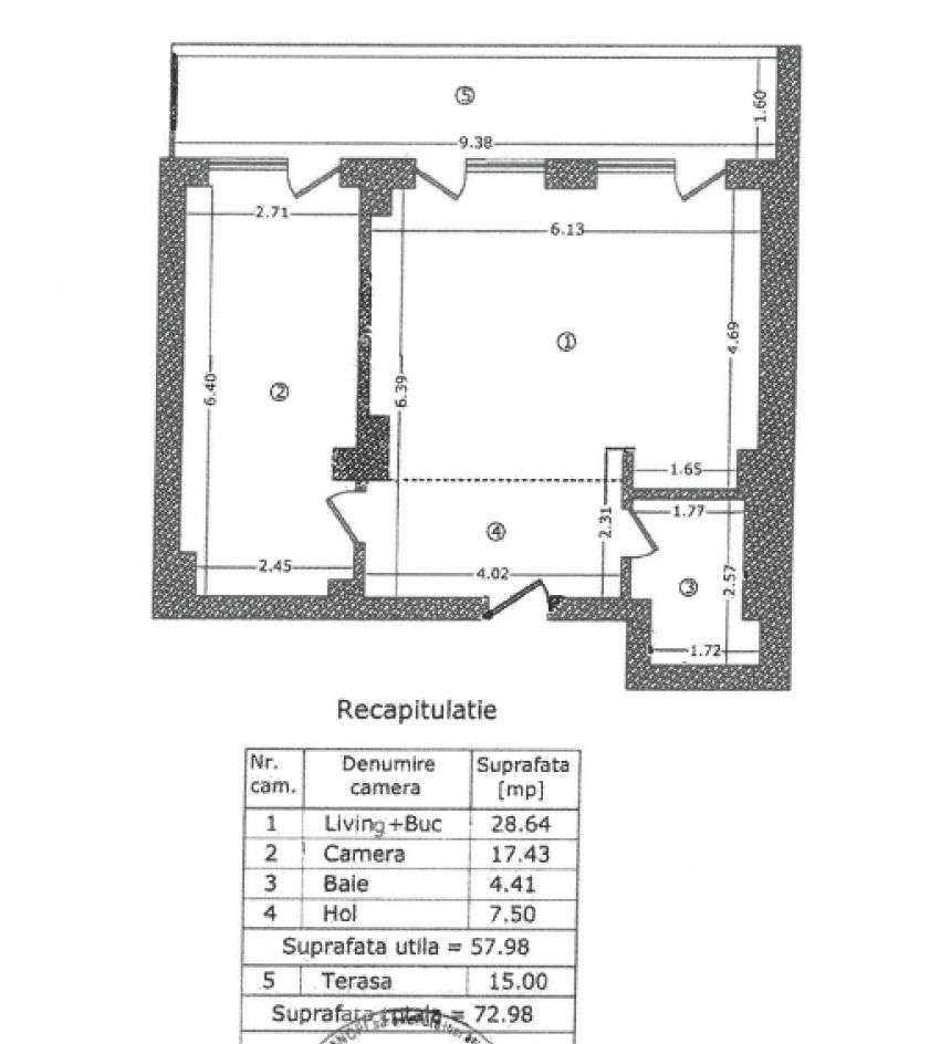 2 camere 73 mp | 15mp terasa | Aviatiei Park - Poză 7