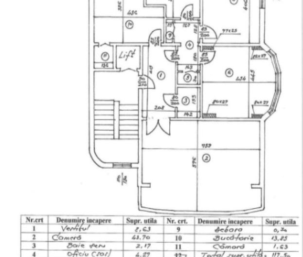 View spectaculos | B-dul Primaverii | 3 camere | 118 mp utili | - Schiță 34