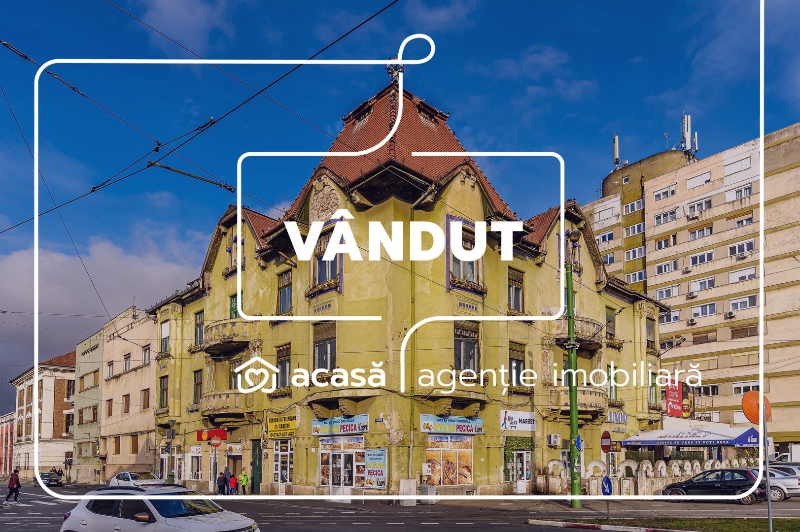 VÂNDUT! Apartament 4 camere, etaj 1, în Palatul Steiner, Arad - Poză 1