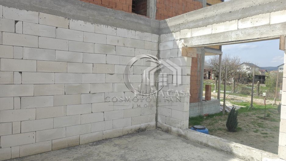 Casa in constructie si teren in Vernesti BZ SC=150mp teren=509mp d=20m - Poză 11