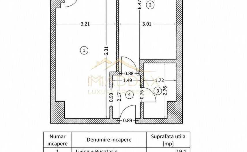 Apartament 2 Camere Central Address | Centrală| Mobilat la Comandă - Poză 7