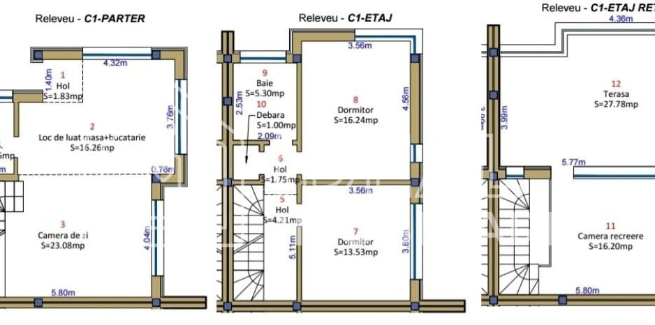 Casa Moderna  La CHEIE cu 4 camere si terasa, zona Pictor Brana - Schiță 11