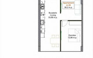 Vânzare, apartament, 2 camere, str. Bisericii, Durlești - Poză 9