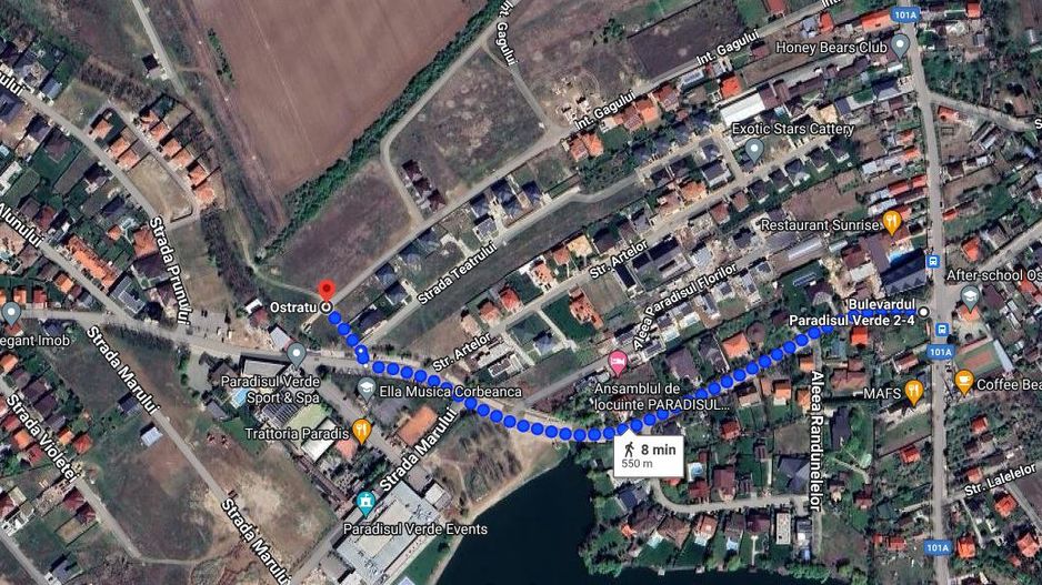 Corbeanca /Ostratu, langa Paradisul Verde, 988 mp, statii stb la 600 m - Poză 3