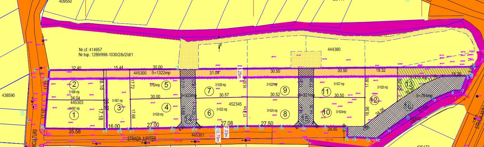 Braytim – Calea Urseni | Parcelele 522–597 mp | 1-2 Fronturi | P+1E+ER/M - Poză 1