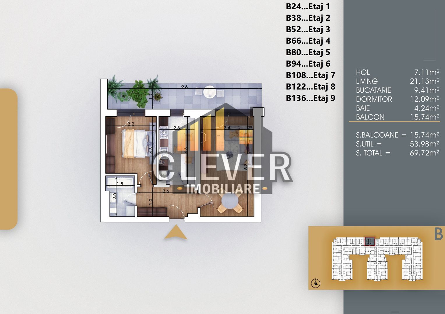 Bloc Premium-Incalzire prin Pardoseala-2 Camere-Titan - Poză 2