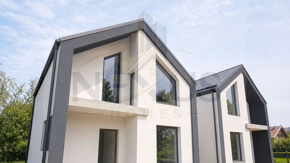 Casă P+1+pod, 4 camere, 3 băi, 97 mp utili, teren 350mp, Berceni - Poză 2
