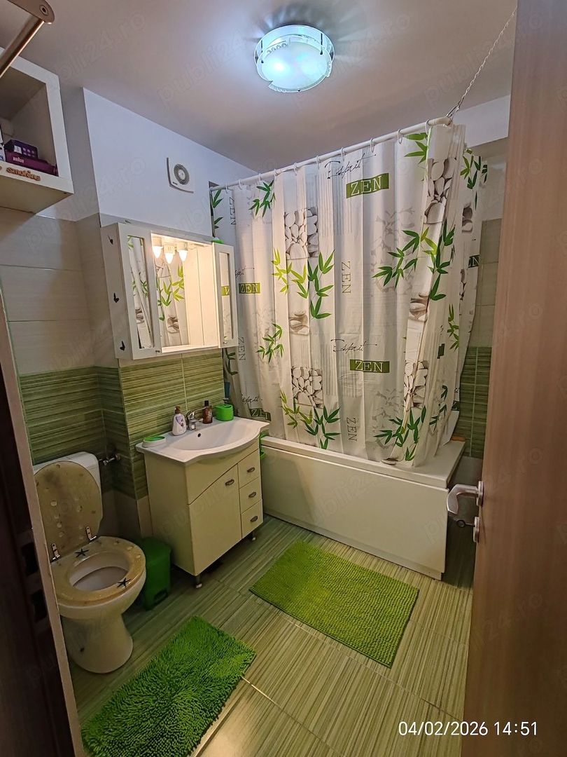 Apartament 3 camere bloc nou, 2 bai, parcare, centrala, 10 min metrou - Poză 9