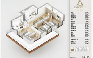 DUPLEX 5CAM. IN PROIECTUL ASTORIUM LIFE / IZOLATIE VATA BAZALTICA! - Poză 6
