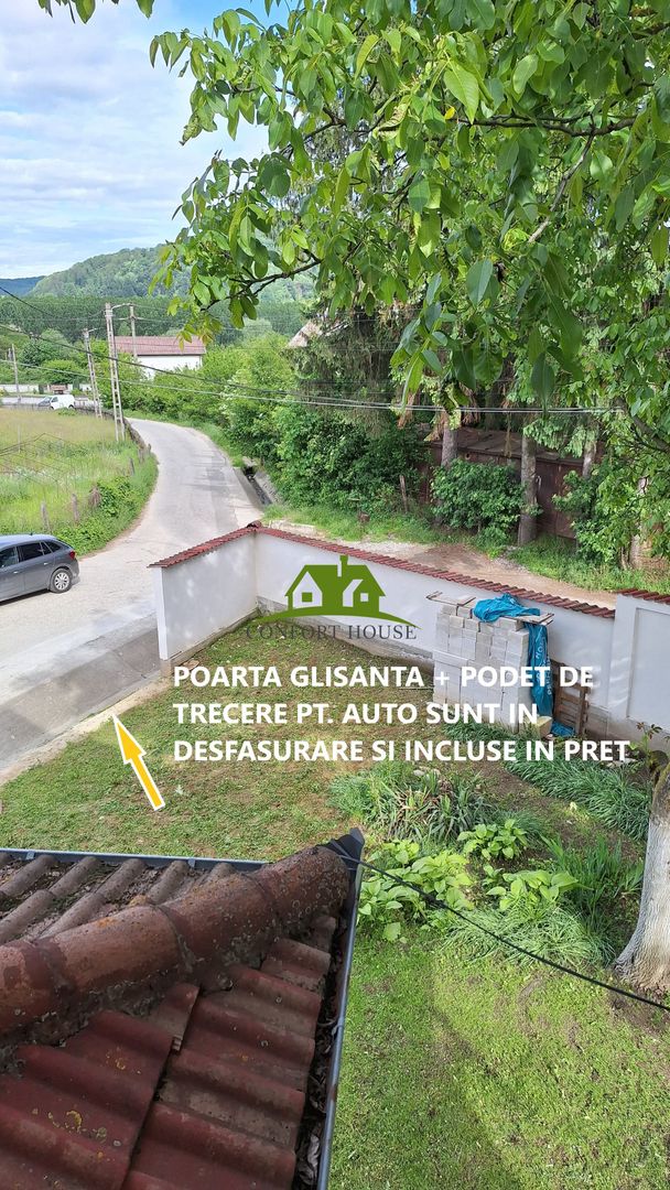 Casa P+M Lunca Bujoreni,locuibila ,imprejmuita cu gard zidit - Poză 5