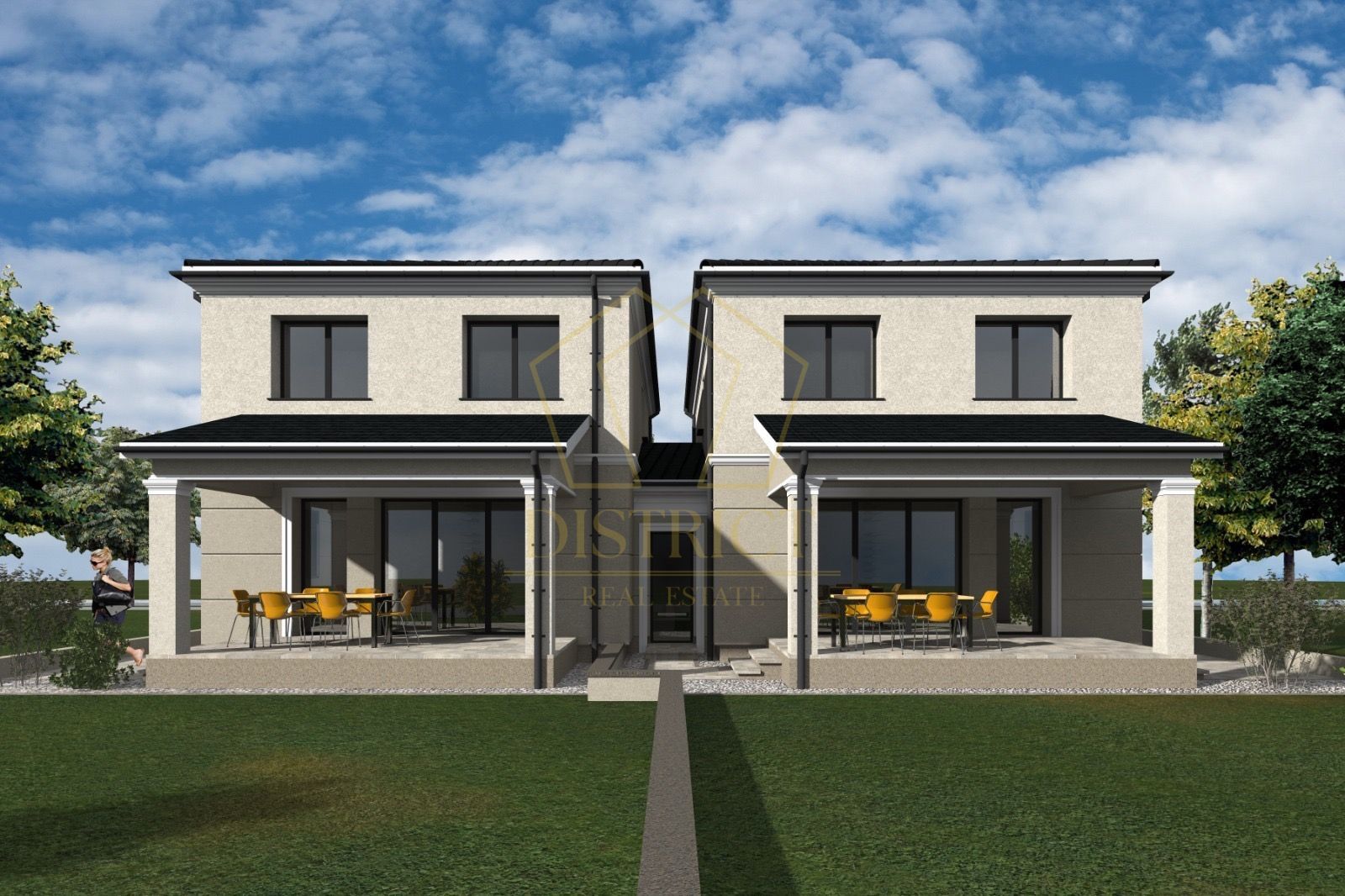 Duplex modern cu 5 camere despartit prin camera tehnica I Mosnita Noua - Poză 2