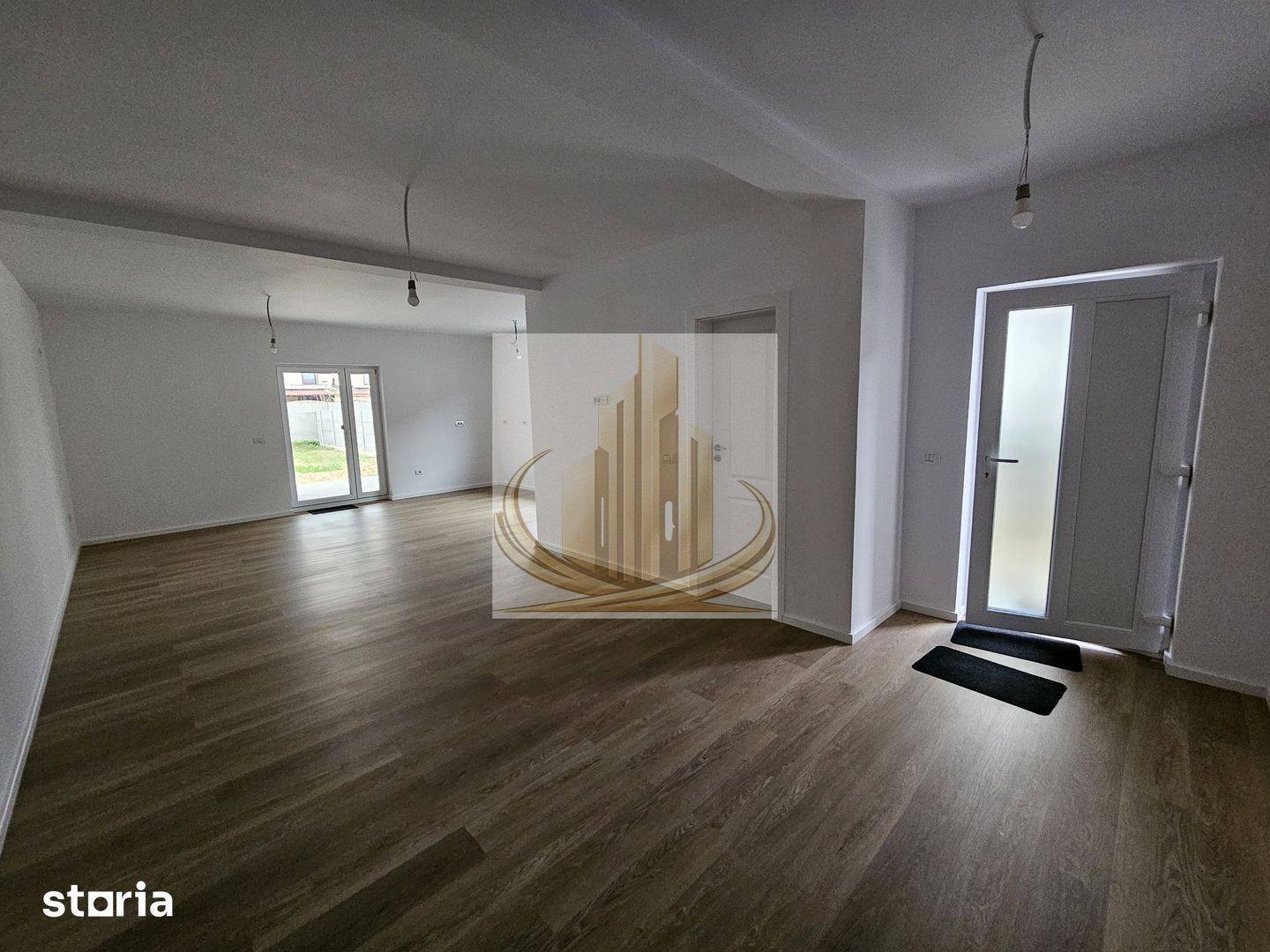 1/2 duplex nou, 3 camere 2 băi, Mănăstirea Şag 91mp pe parter - Poză 2