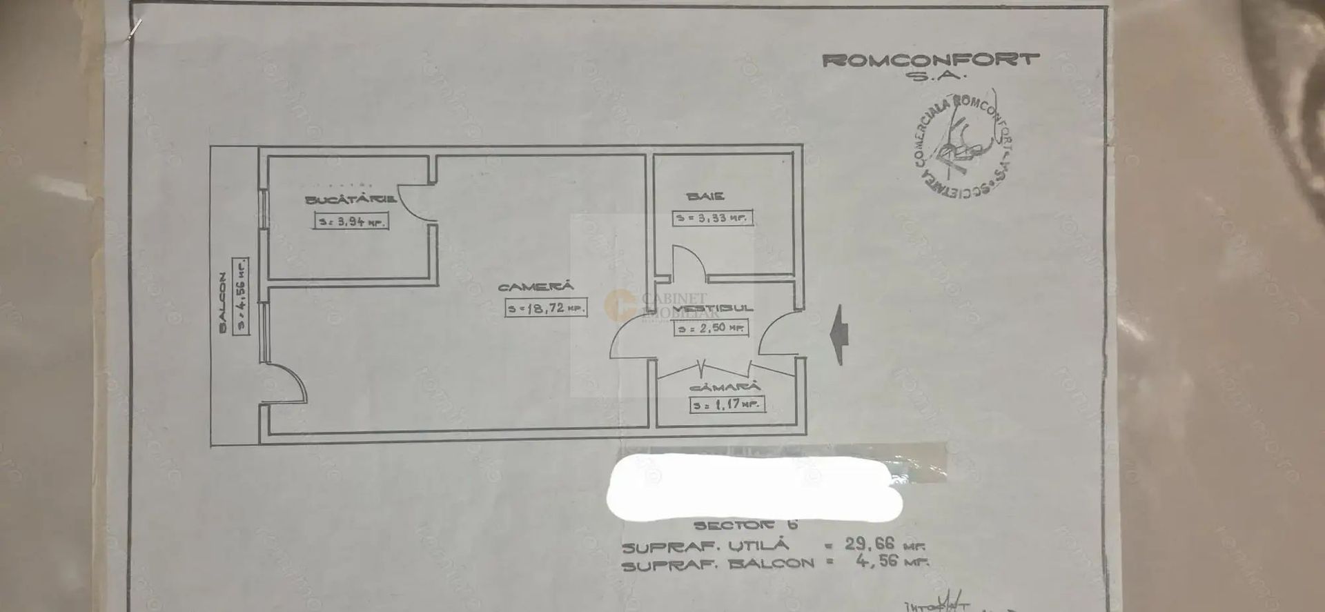 Garsonieră | 1980 | Metrou Păcii - 5 min | Etaj 4/10 - Schiță 21
