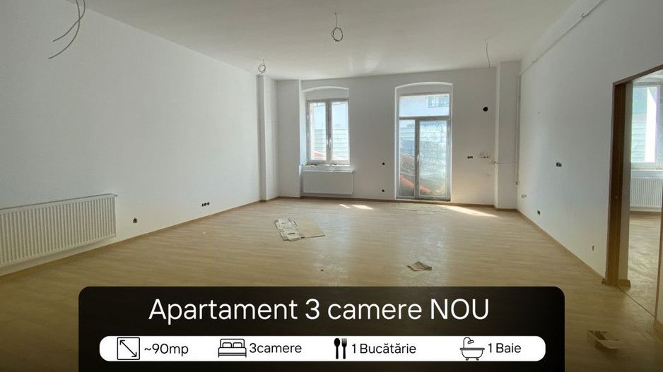 Apartament 3 camere nou, zona Ultra-Centrală la Parter - Poză 1