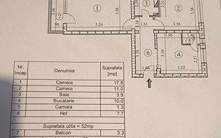 2 decomandate - etaj 3 - 55mp - 1979 - centrala - Galaxiei - Astra - Poză 6