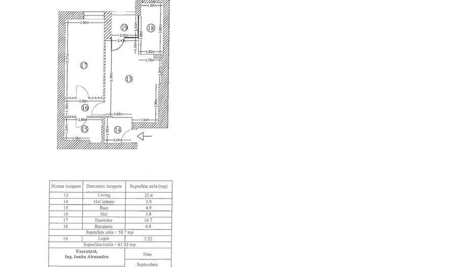 2 CAMERE | THE ADDRESS 102 || BARBU VACARESCU - Schiță 17