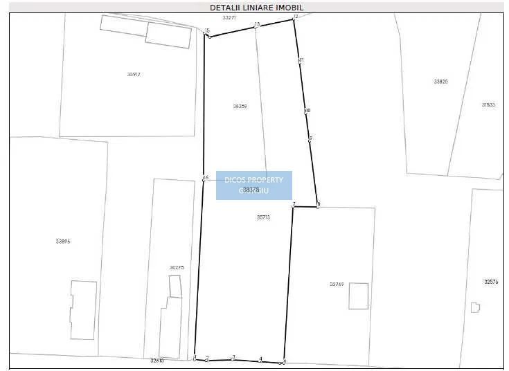 Teren intravilan Gogoșari, 2.580 mp - Schiță 2