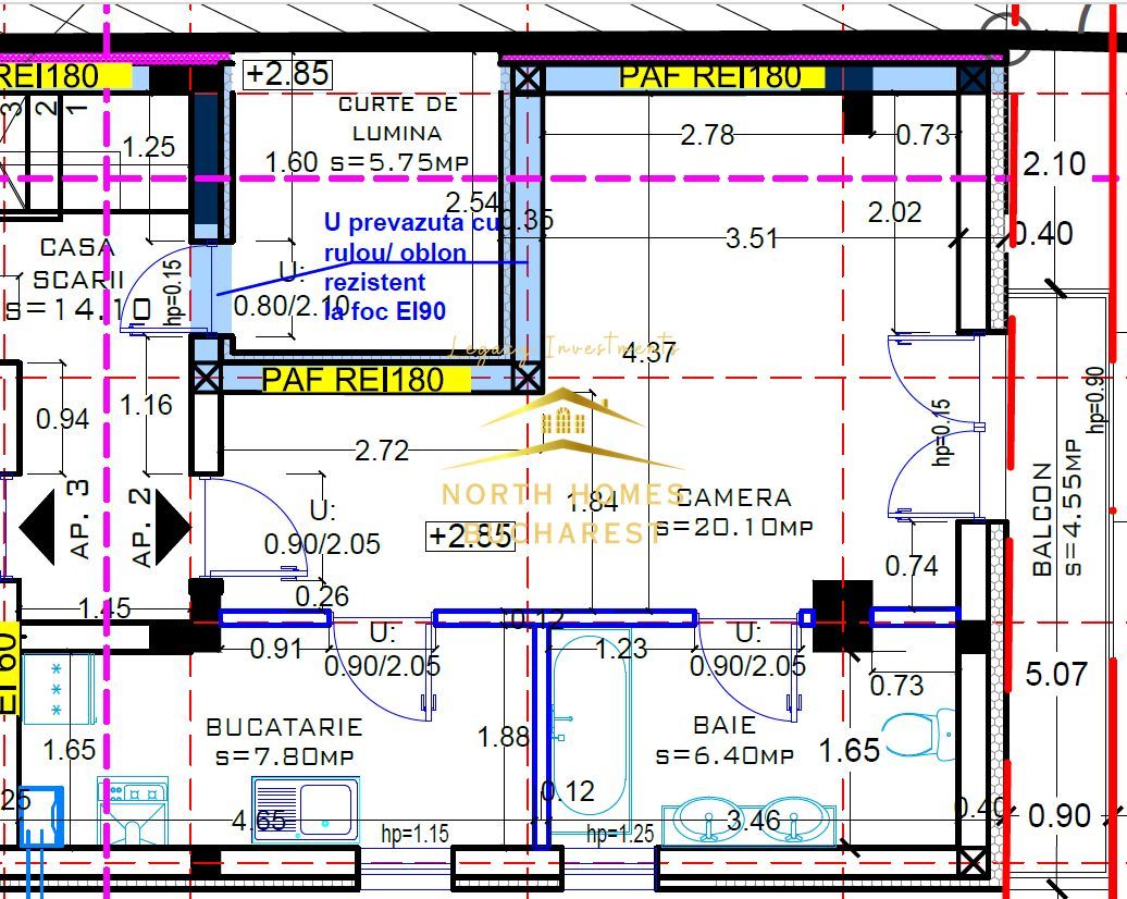 Garsoniera cu incalzire in pardoseala, parcare, 2025 - Parc Bazilescu - Poză 13