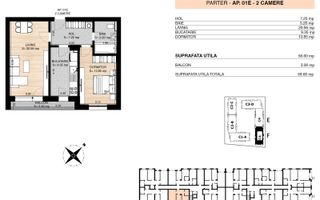 Comision 0 I Apartament 2 camere Miluna Residence - Poză 2