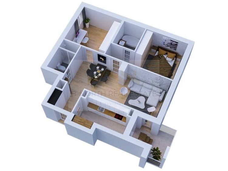 Apartament de închiriat 3 camereAurel Vlaicu  84 mp Prima închiriere Bloc nou - Poză 15