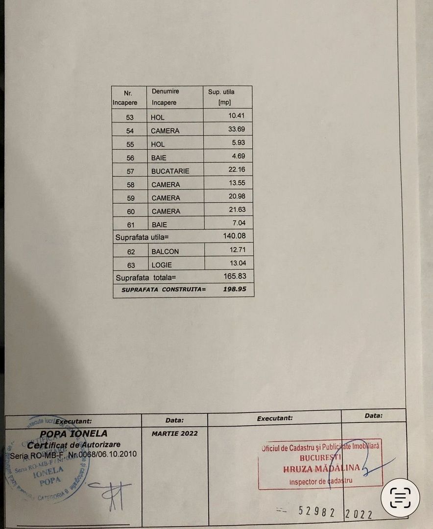 Apartament 4 Camere Nord - Bazilescu - Schiță 16