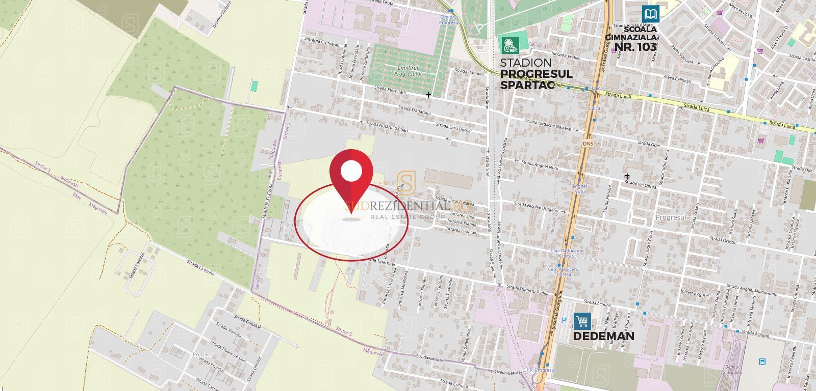 Teren intravilan 1013 mp cu dubla deschidere str. Tiparnitei, Sector 5 - Poză 2