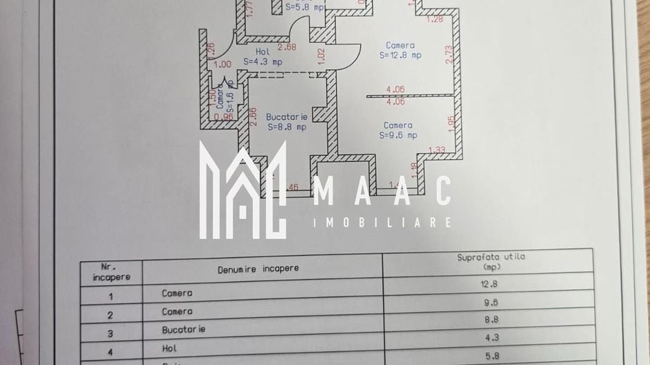 Apartament spatios la cheie 43 mpu Viile Sibiului - Poză 2