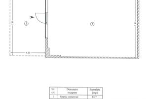 Spațiu comercial cu terasa in One Cotroceni Park – Parter - Schiță 9