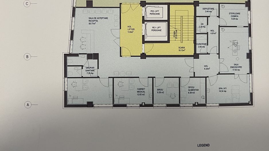 Central | Spații medicale | Lift targă | Acces persoane cu dizabilități | nZEB - Poză 4