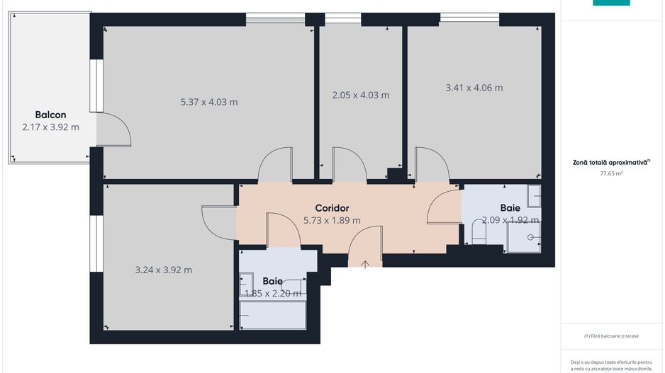 Apartament 3 camere, Greenfield, pădurea Băneasa, disponibil imediat - Poză 6