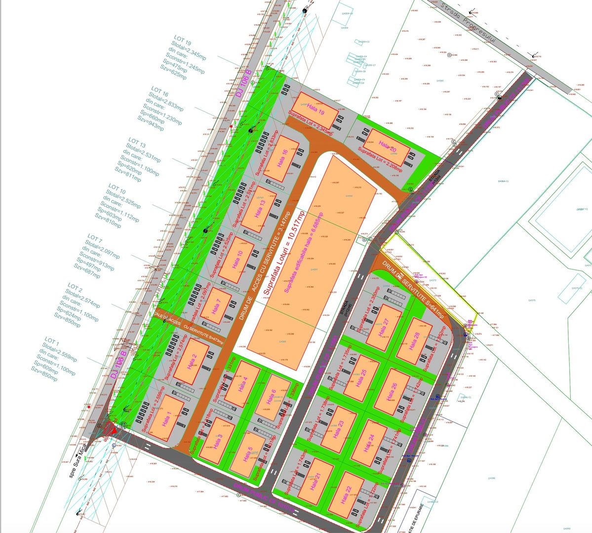 Hala industriala noua, ideal IMM - teren 1738mp, bransamente utilitati - Poză 5