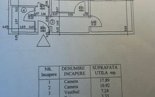 2 Camere 🏢 | Decomandat 🔑 | Valea Oltului 📍 | 2 min Metrou 🚇 - Schiță 14
