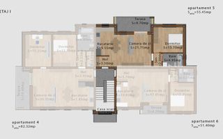 Ag EUROPA vinde ap NOU 55mp în zona SEMICENTRALA - Poză 7