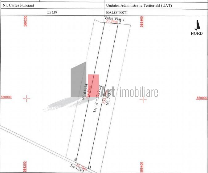 Teren de vanzare Balotesti - Schiță 3
