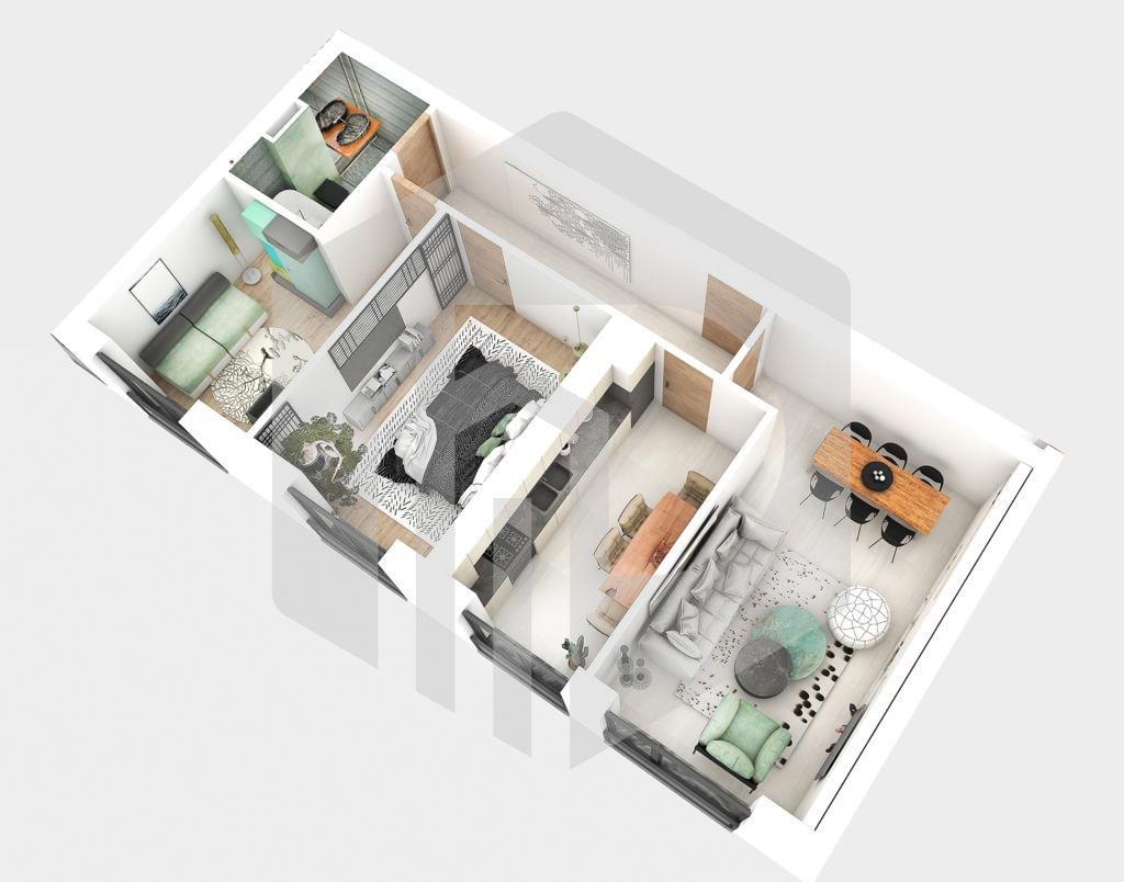 Apartament 3 camere decomandat-Etaj 1 | Predare la cheie Doamna Stanca - Poză 2