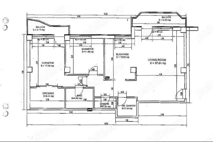 Apartament 3 camere ,metrou straulesti cu parcare. - Poză 7
