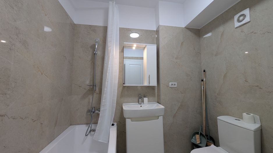 Apartament nou, 2 camere, mobilat/utilat premium + parcare subterană - Poză 20