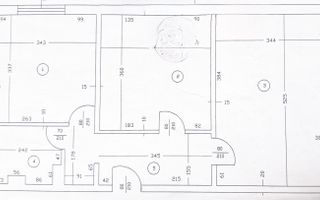 2 Camere Decomandate 53mp Parter Craiovita Profi Castanilor Liber - Schiță 3