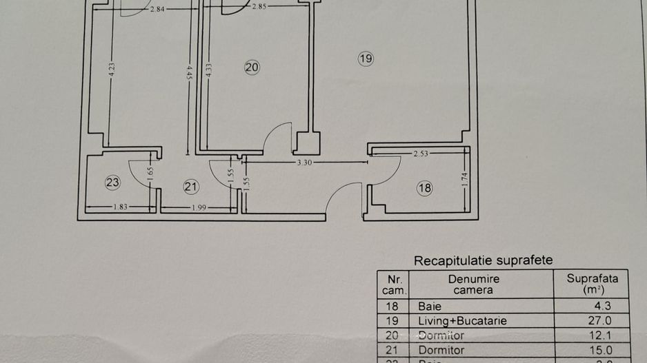 APARTAMENT 3 CAMERE / GHICA APARTAMENTS - Poză 10