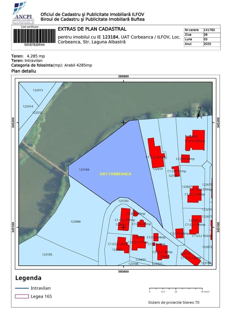 Teren intravilan 4.285 mp cu deschidere 86 ml la lac Corbeanca – Laguna Albastra - Poză 6