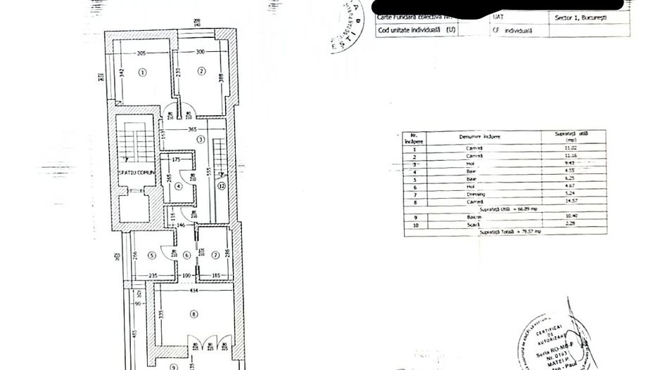 4 camere 139MP || DUPLEX || DOROBANTI CAPITALE - Schiță 13