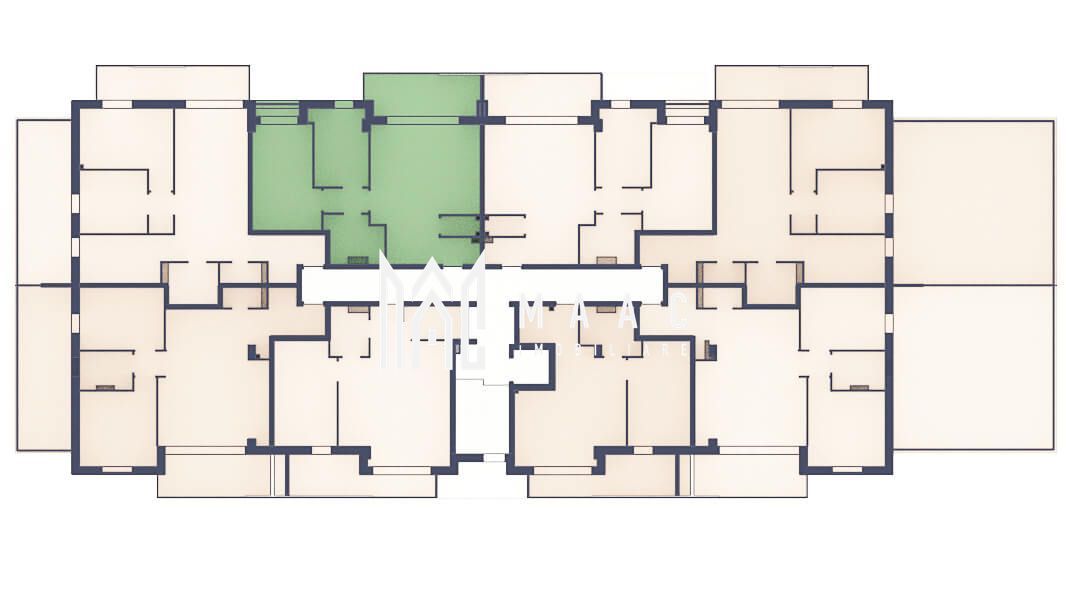 Apartament 3 camere | Balcoane 10.6 mp | Etaj 1 | Turnisor - Poză 5